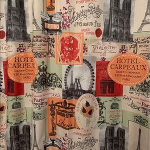 Reposh. Paris themed shower curtain